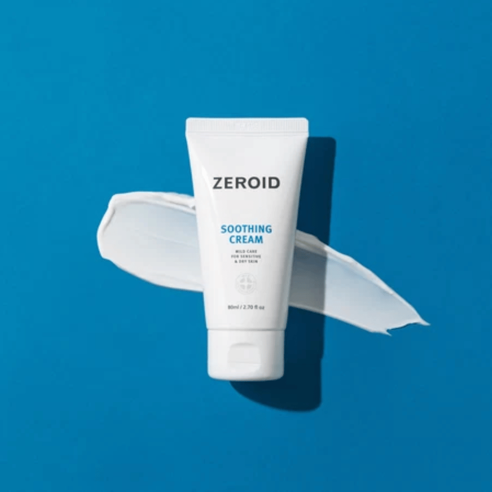 ZEROID Soothing Cream con propiedades fortalecedoras de la barrera e hidratantes para piel sensible