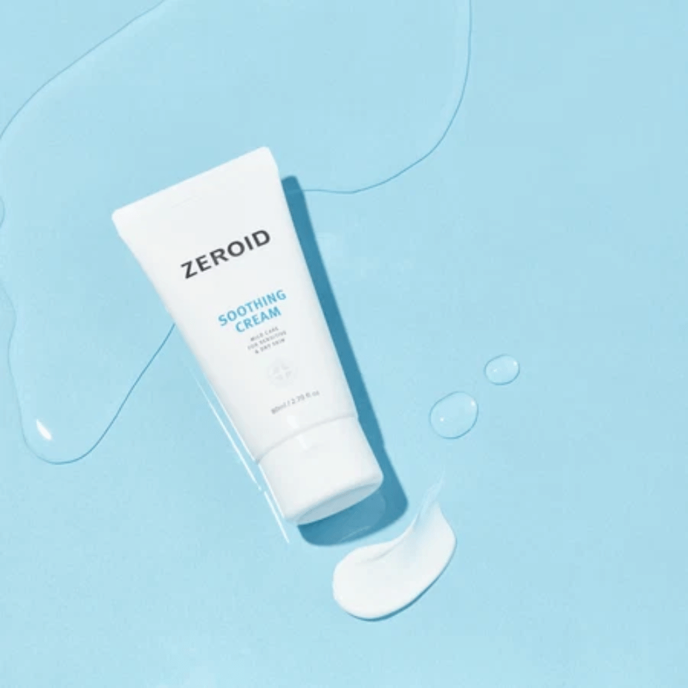 ZEROID Soothing Cream con fórmula calmante e hidratante para piel sensible y seca