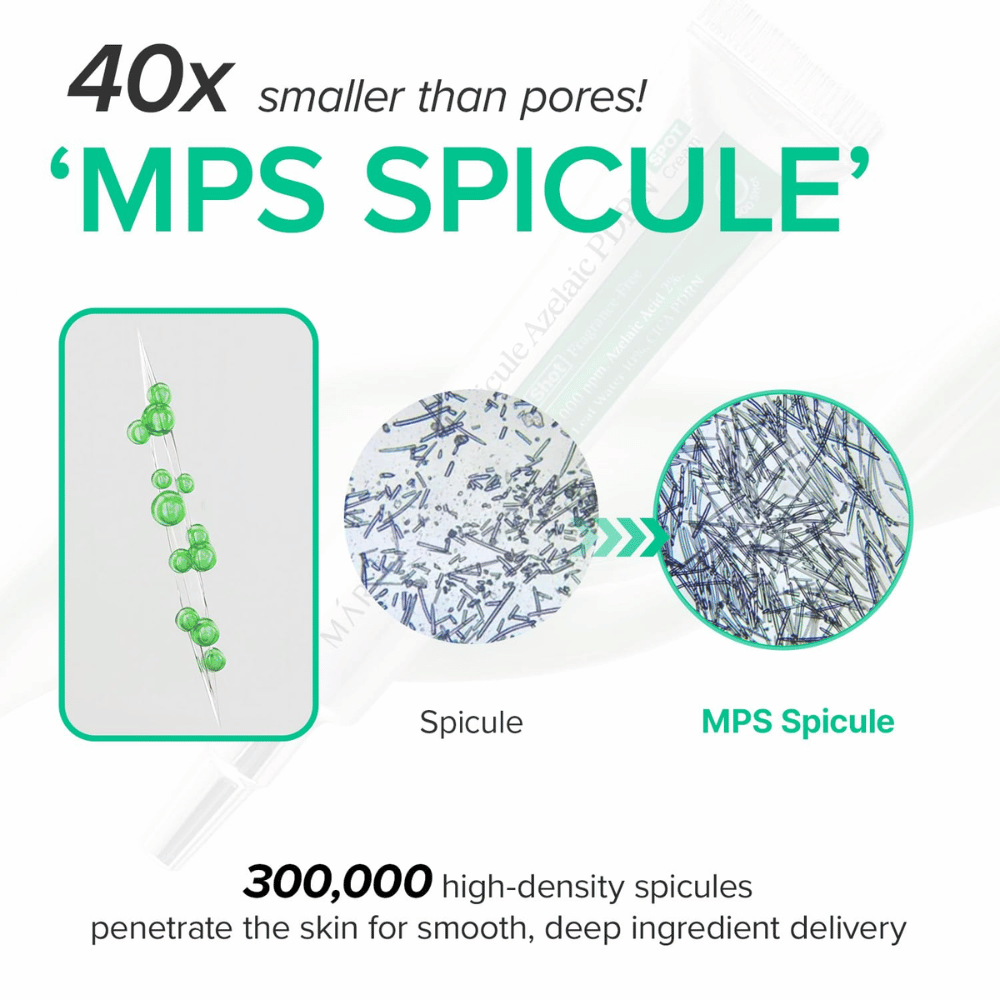 Mary&May Spicule Azelaic PDRN Spot Cream – espículas MPS para una aplicación eficaz de ingredientes activos