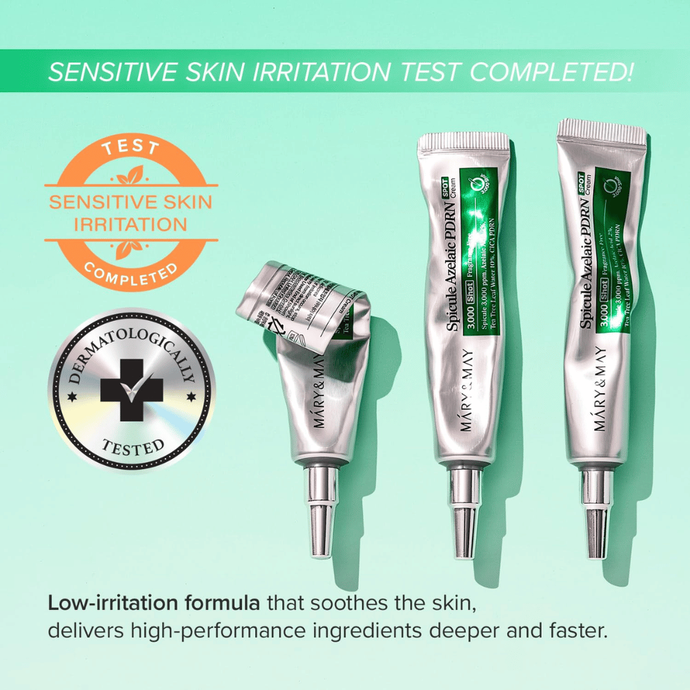 Mary&May Spicule Azelaic PDRN Spot Cream – crema localizada dermatológicamente probada para piel sensible
