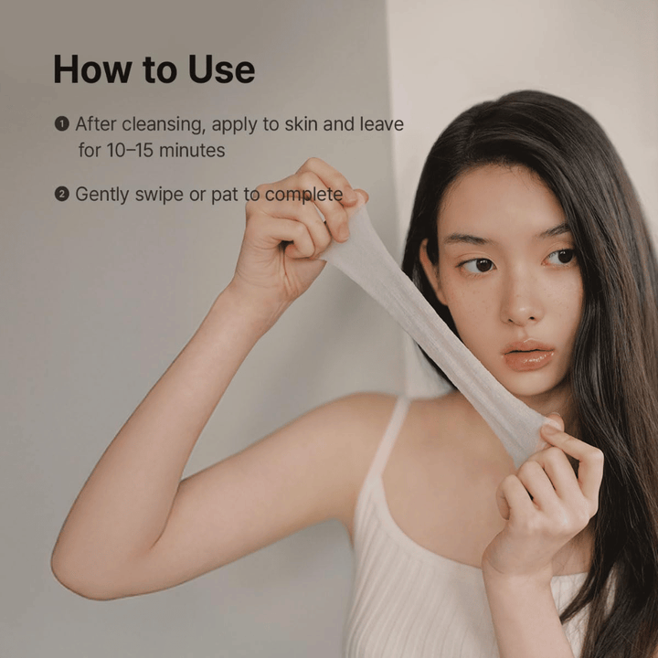 Imagen – uso (how to use)
Dr. Althea Stretchfit Calming Pad se utiliza después de la limpieza como mascarilla facial calmante que hidrata y refresca la piel irritada.