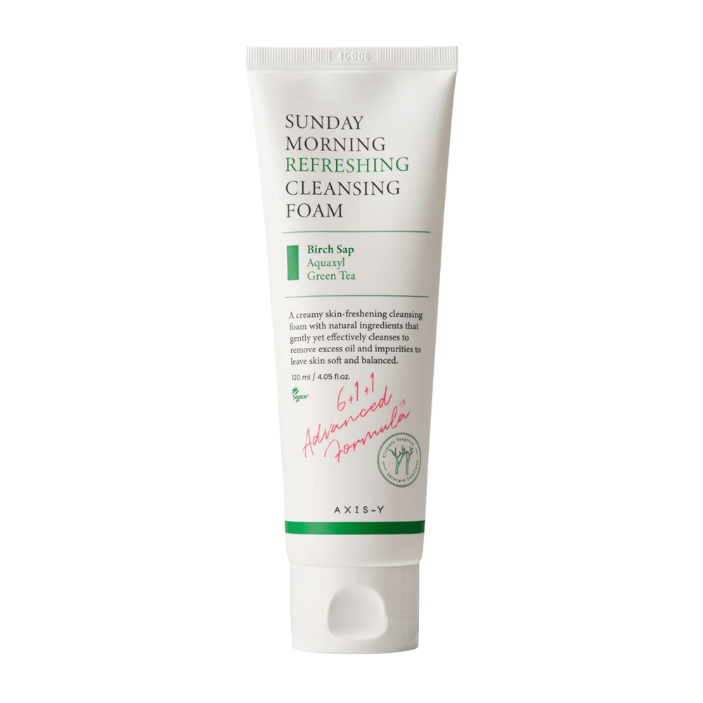 AXIS-Y Sunday Morning Refreshing Cleansing Foam imagen del producto de 120 ml sobre fondo blanco