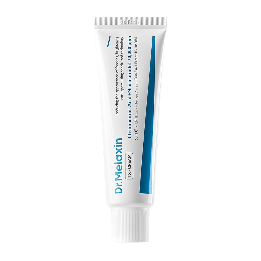 Dr.Melaxin TX Cream crema facial con alta concentración de ingredientes activos que mejora la luminosidad de la piel y combate la pigmentación