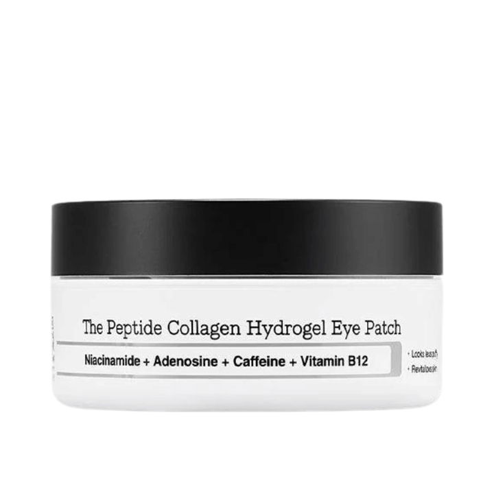 Imagen del producto de COSRX Peptide Collagen Hydrogel Eye Patch – mascarilla para ojos con péptidos y vitamina B12 para brillo y firmeza.