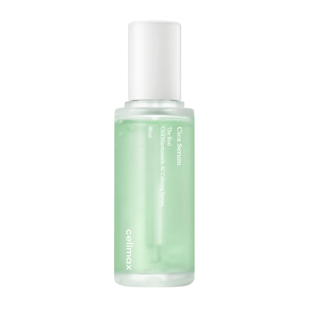 Celimax The Real Cica Niacinamide AC Calming Serum imagen del producto de 40 ml sobre fondo blanco