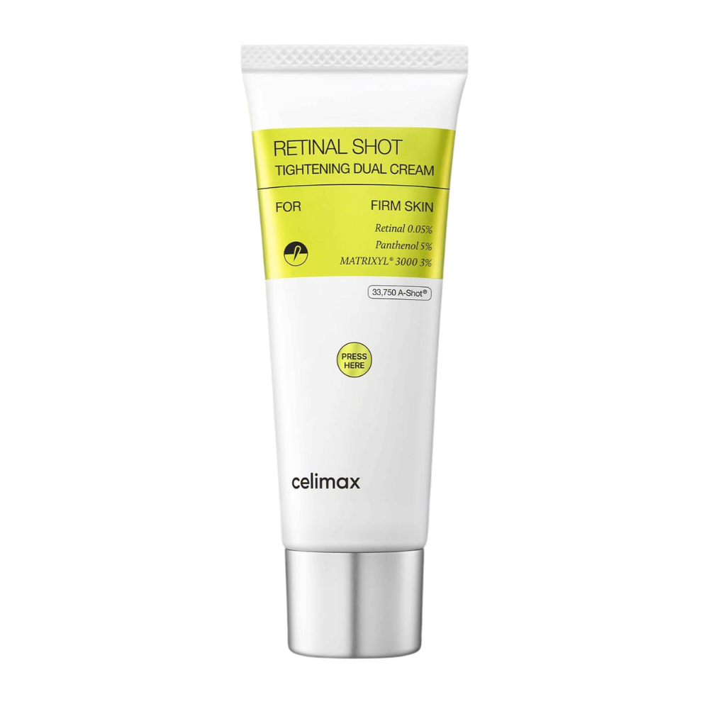 Celimax The Vita-A Retinal Shot Tightening Dual Cream – imagen del producto de crema doble con retinal al 0,05 %
