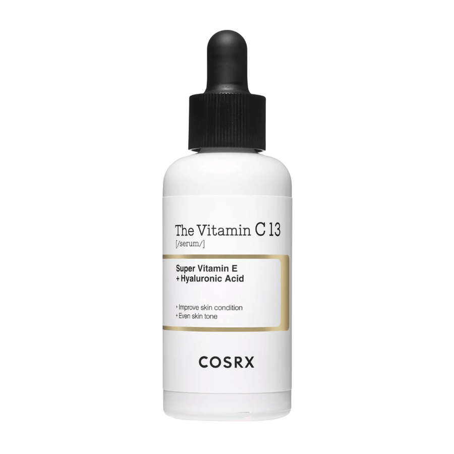 COSRX The Vitamin C 13 Serum 20 ml, suero de vitamina C con vitamina E y ácido hialurónico para brillo, tono de piel uniforme y mejor calidad de piel.