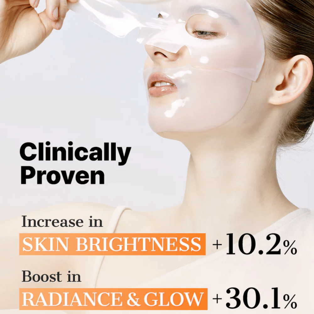 Mascarilla de Hidrogel con Alfa-Arbutina clínicamente probada COSRX – Sheet mask que mejora la claridad, brillo y uniformidad de la piel con el uso regular.