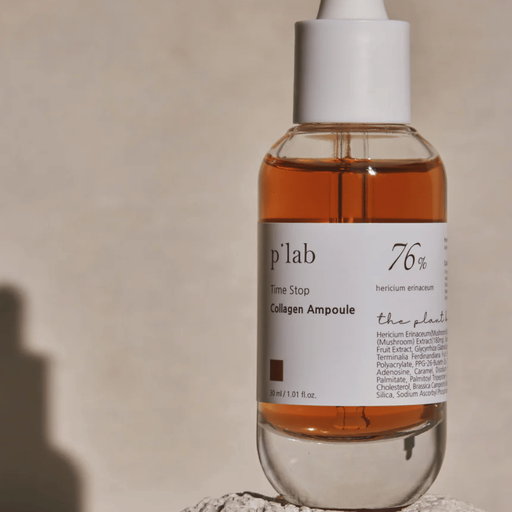 p’lab Time Stop Collagen Ampoule – Una ampolla potente para la elasticidad y el brillo de la piel.

🍄 76% extracto de Hericium Erinaceum – Estimula la producción de colágeno y fortalece la piel.
💧 Hidratación profunda – Suaviza y mejora la textura de la piel.
✨ Efecto anti-envejecimiento – Reduce las líneas finas y proporciona una piel más firme.

¡Perfecto para una piel juvenil y radiante!