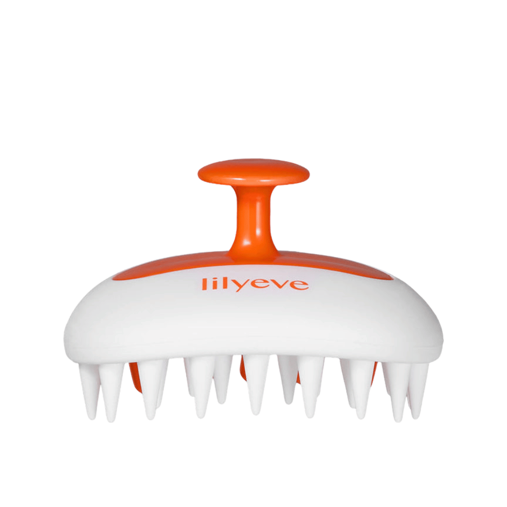 LILYEVE Two-Way Gua Sha Brush cepillo de silicona para el cuero cabelludo para limpieza, masaje y relajación