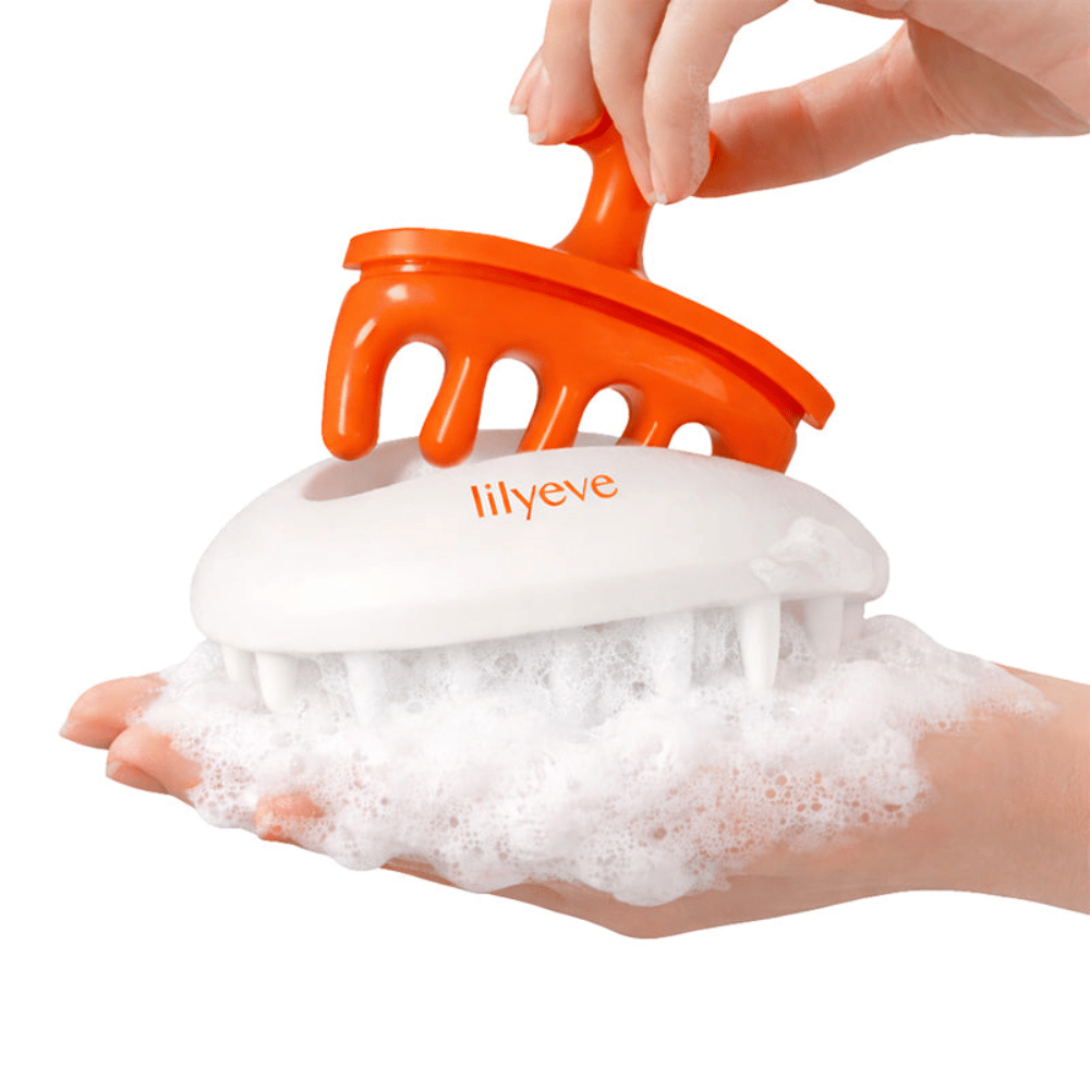 LILYEVE Two-Way Gua Sha Brush con función de masaje y gua sha para el cuidado del cuero cabelludo