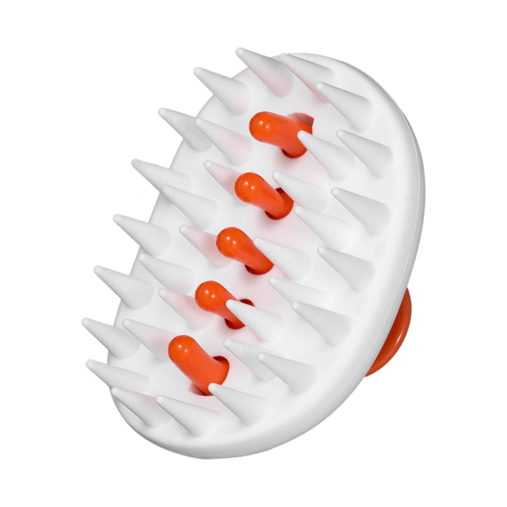 LILYEVE Two-Way Gua Sha Brush con púas suaves de silicona para masaje y limpieza del cuero cabelludo