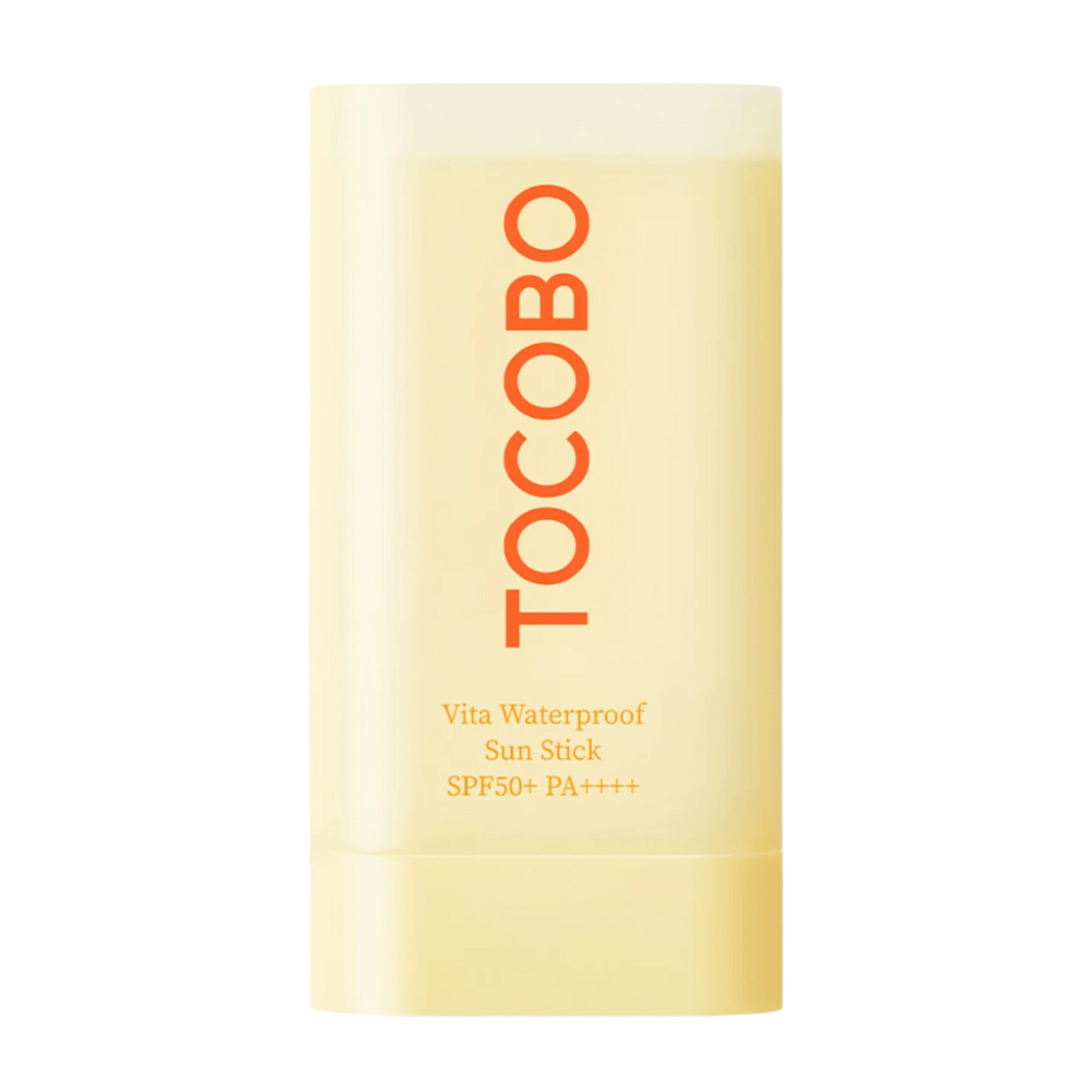 TOCOBO Vita Waterproof Sun Stick es un protector solar en barra con SPF50+ PA++++ que ofrece alta protección contra los rayos UV. Resistente al agua, fácil de aplicar y perfecto para pieles sensibles.