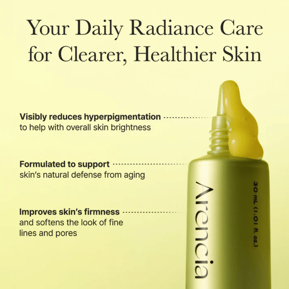 Arencia Vitamin C Booster Shot imagen de efecto – suero de vitamina C que reduce la hiperpigmentación, mejora la firmeza de la piel y suaviza líneas finas y poros