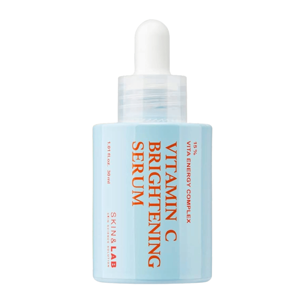 Skin&Lab Vitamin C Brightening Serum con 15% de Vita Energy Complex iguala el tono de la piel y reduce las manchas oscuras. Hidrata, da brillo a la piel y mejora la textura, lo que la hace perfecta para un look radiante y saludable.