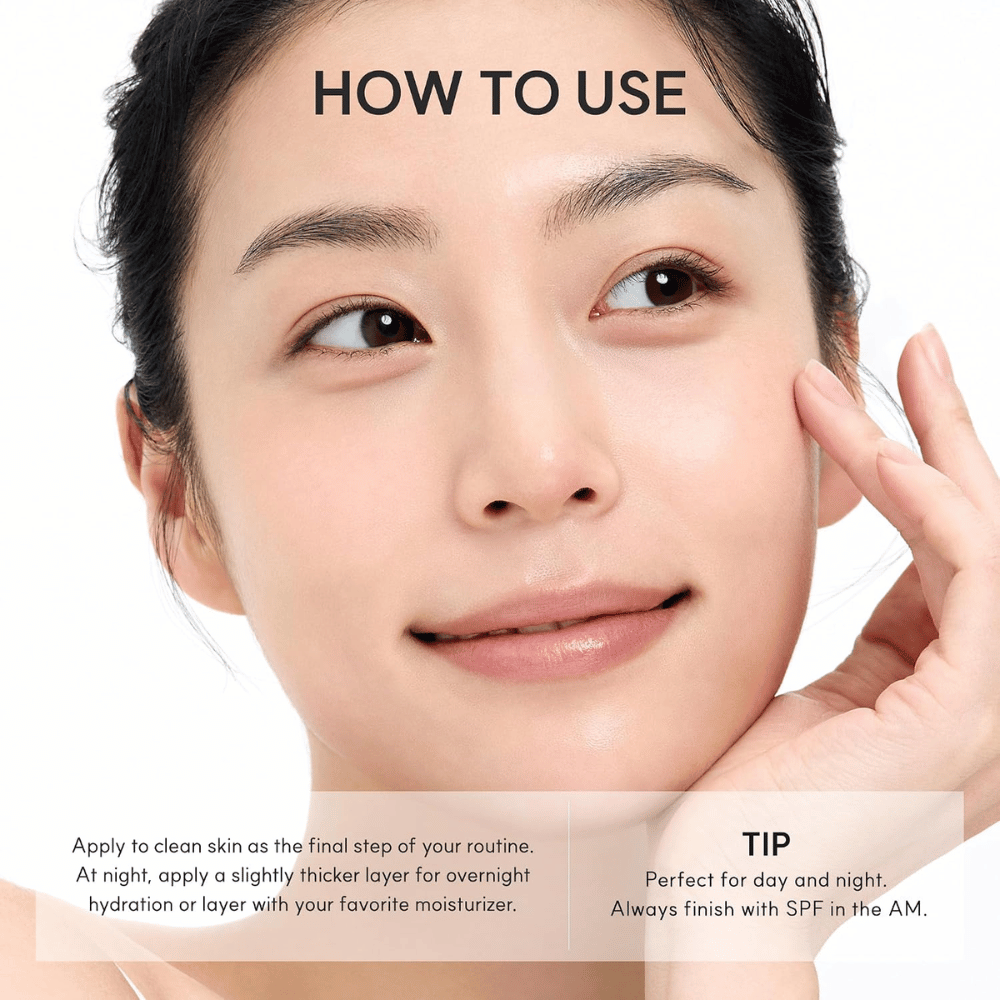 Arencia Vitamin C Glow Booster Gel Cream – aplicación de crema en gel hidratante para día y noche