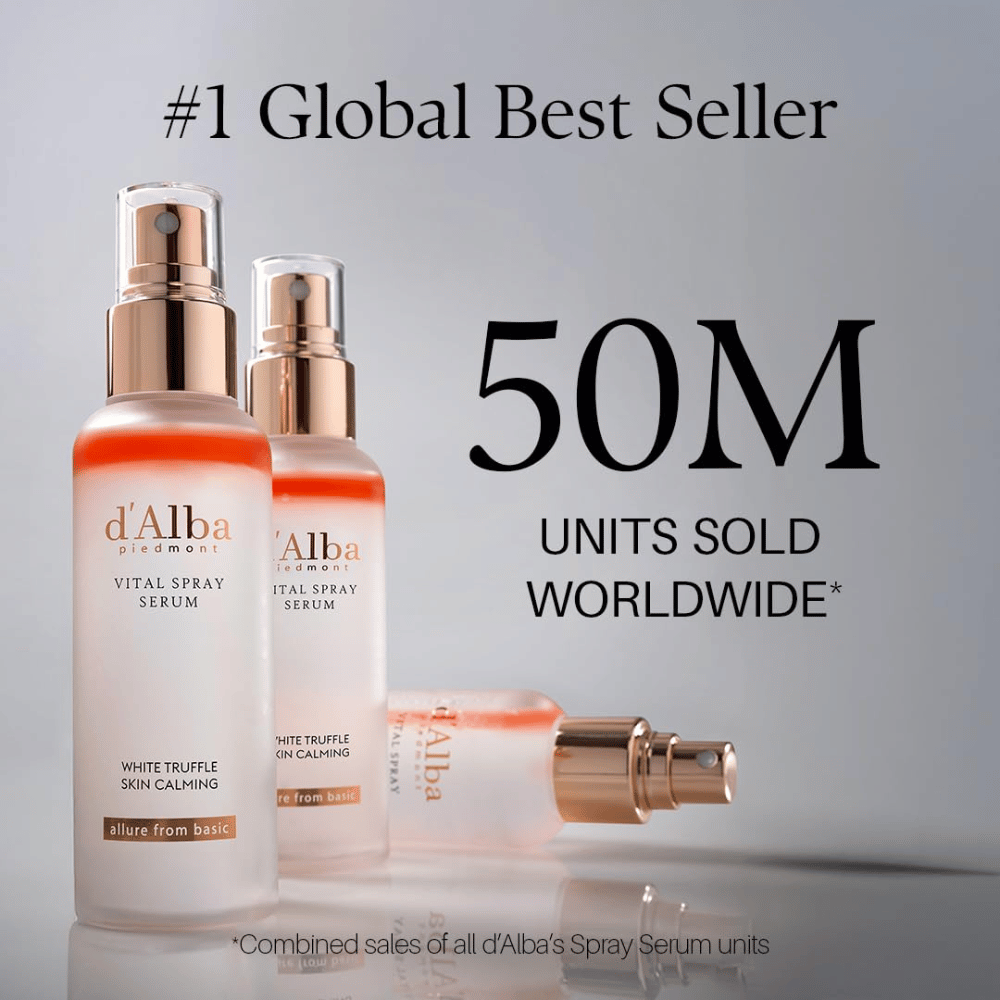d'Alba White Truffle Vital Spray Serum – sérum en spray superventas de la coreana d'Alba