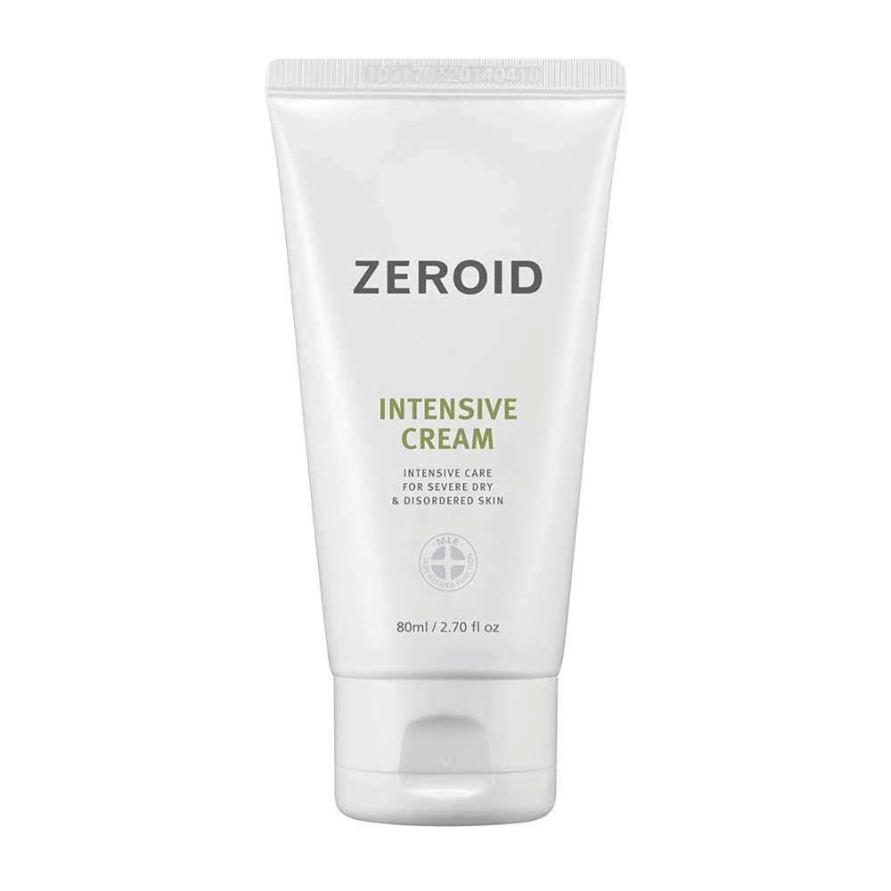 ZEROID Intensive Cream es una crema facial intensiva para piel muy seca, sensible y con la barrera cutánea dañada. Hidrata en profundidad, fortalece la barrera protectora de la piel y ayuda a aliviar la sensación de tirantez e irritación para un confort duradero.