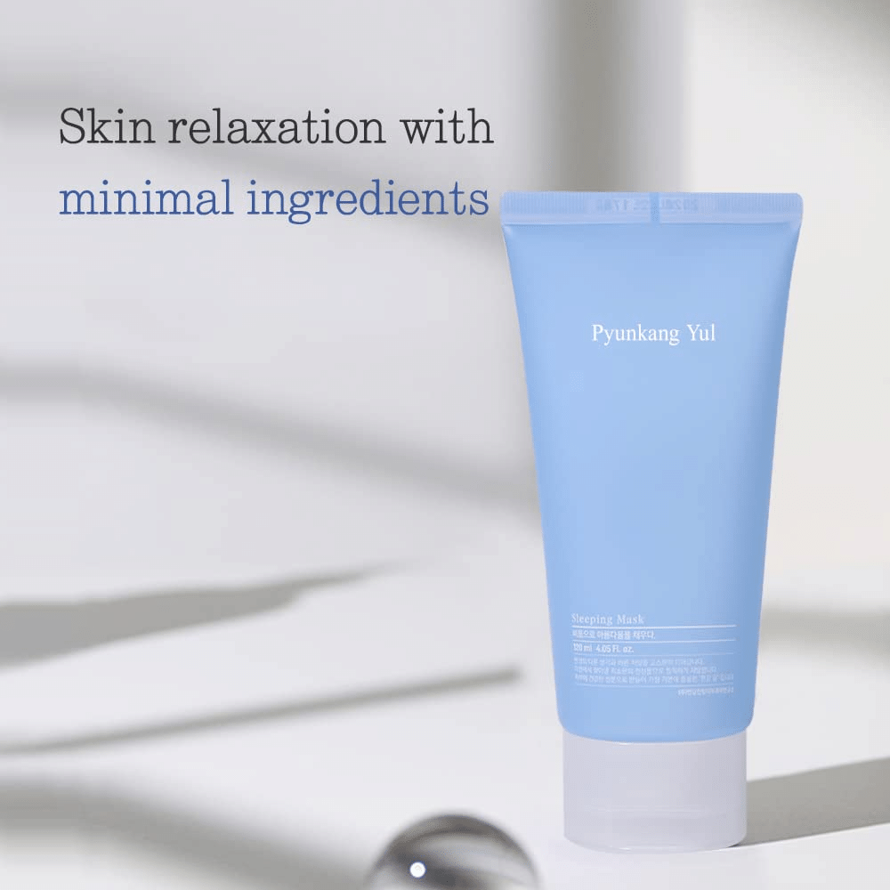 Relajación e hidratación de la piel con Pyunkang Yul Sleeping Mask 120ml para una tez descansada.