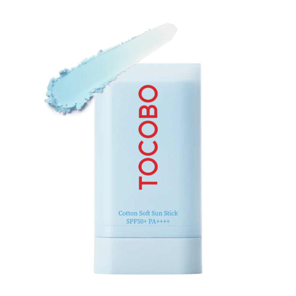 Un tubo de TOCOBOs Cotton Soft Sun Stick SPF50+ PA++++ 19g.